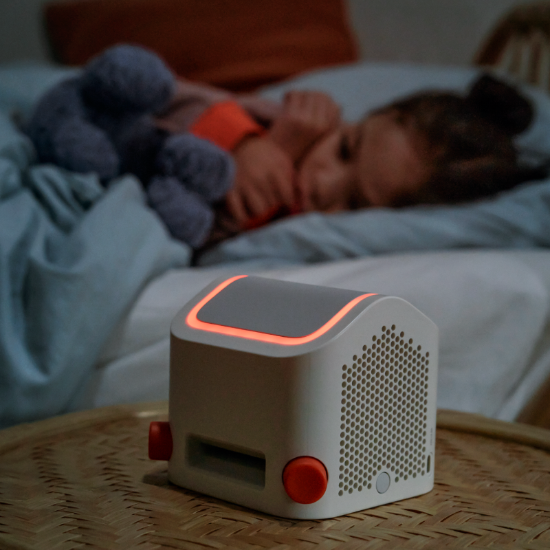 Audio player with night light